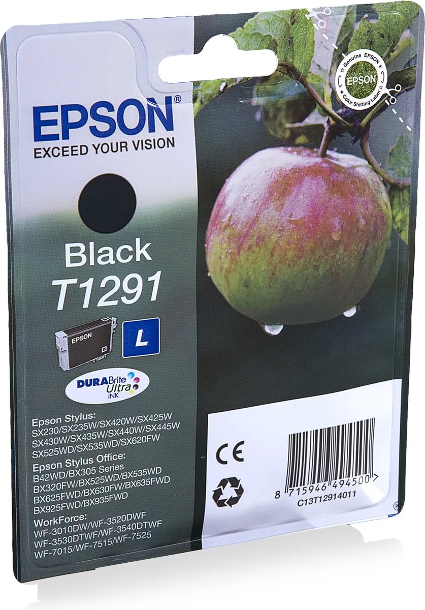 Epson T129140 Inktcartridge Zwart