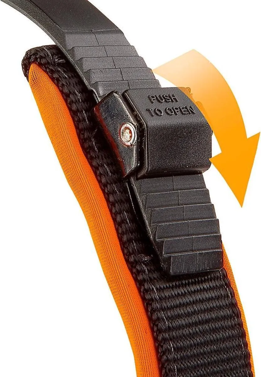 Ferplast Hondenhalsband Ergofluo 34-42cm - Oranje/Zwart