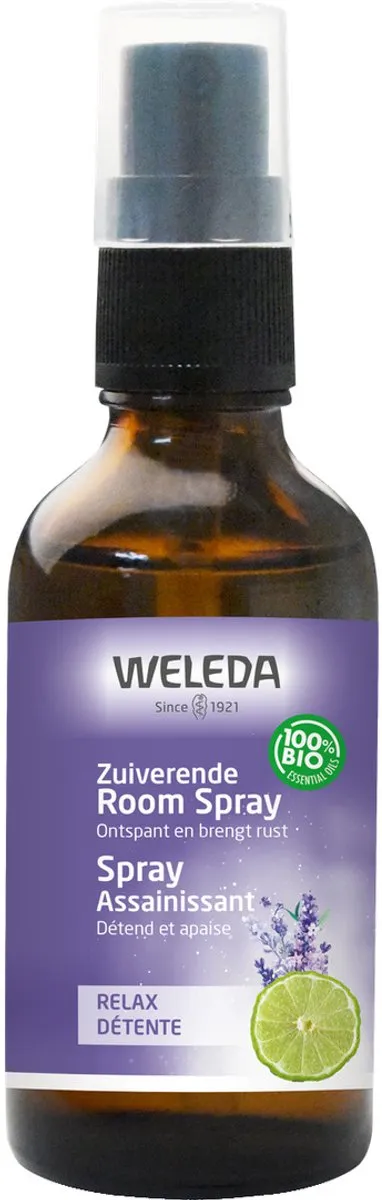 Weleda Zuiverende Room Spray Relax 50ml - Sinaasappel/Lavendel/Bergamot