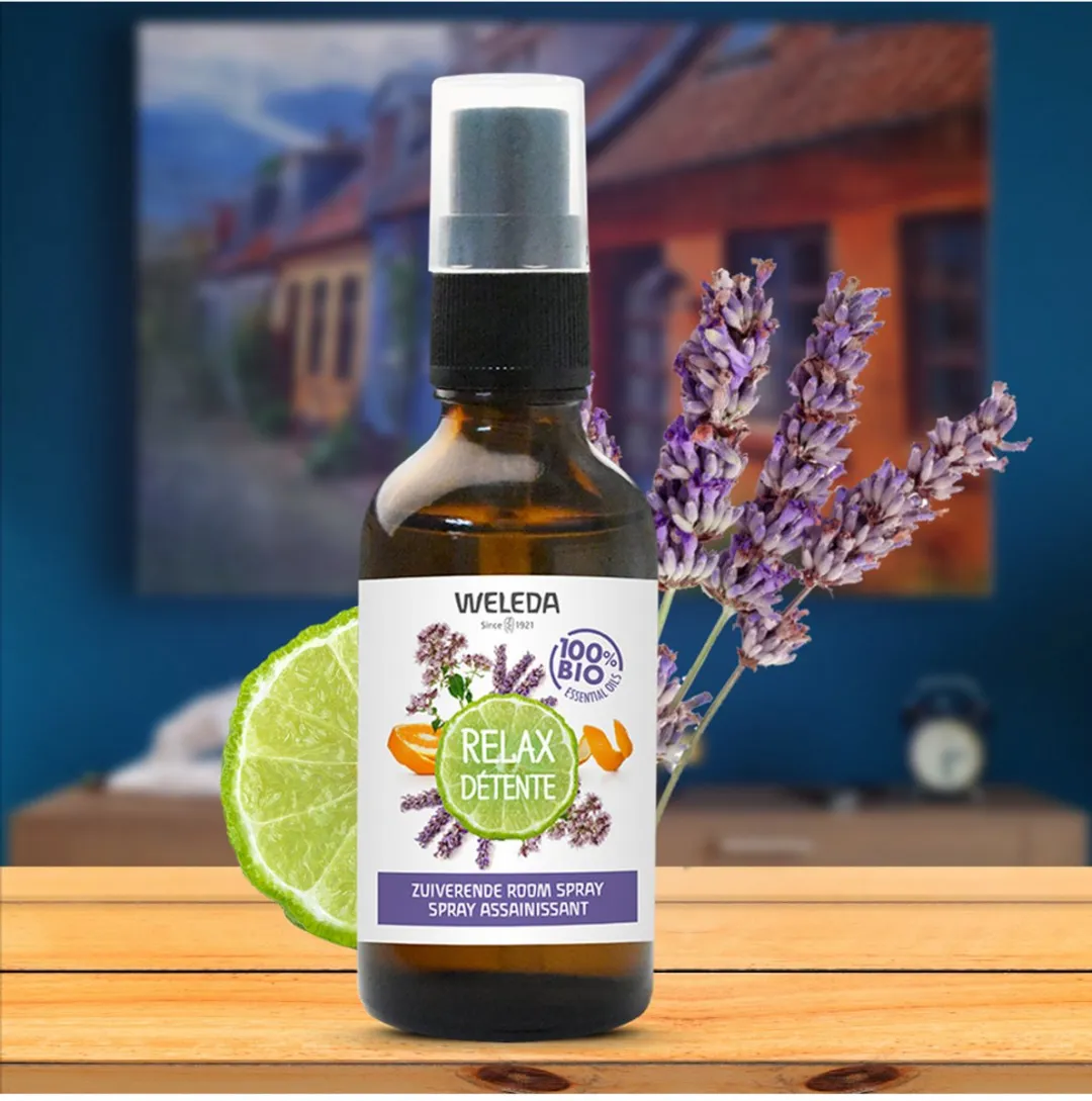 Weleda Zuiverende Room Spray Relax 50ml - Sinaasappel/Lavendel/Bergamot
