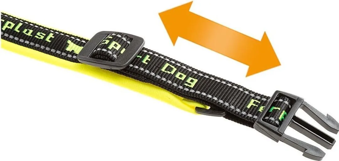 Ferplast Honden Halsband Sport 55cm - Geel/Zwart