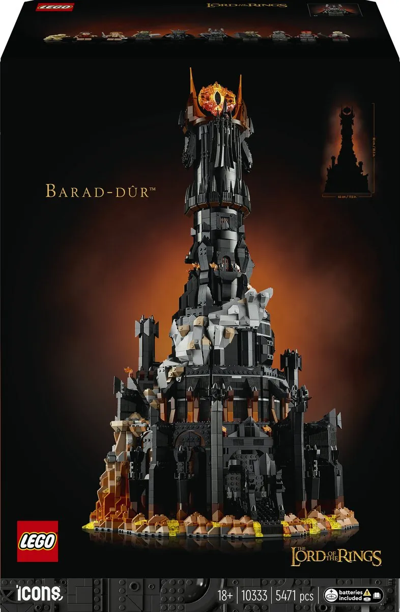 LEGO The Lord of the Rings Barad-dûr 10333