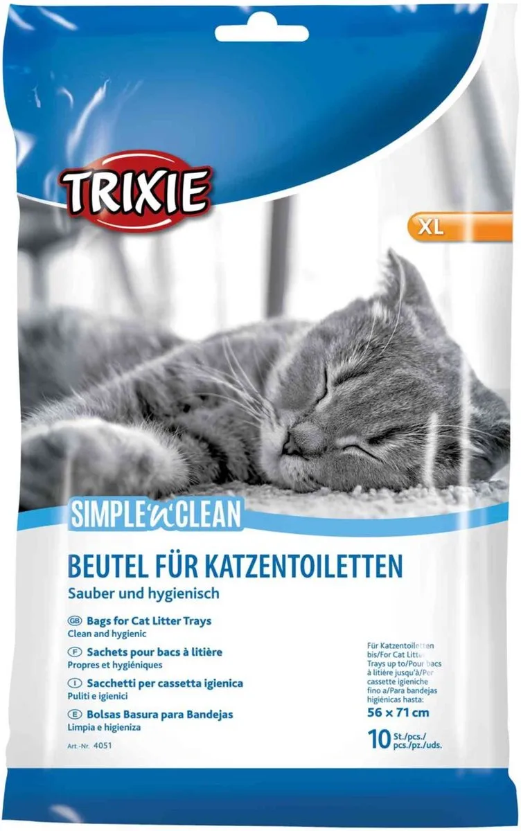 Trixie Simple'N'Clean Kattenbakzakken 10L - 71x56cm