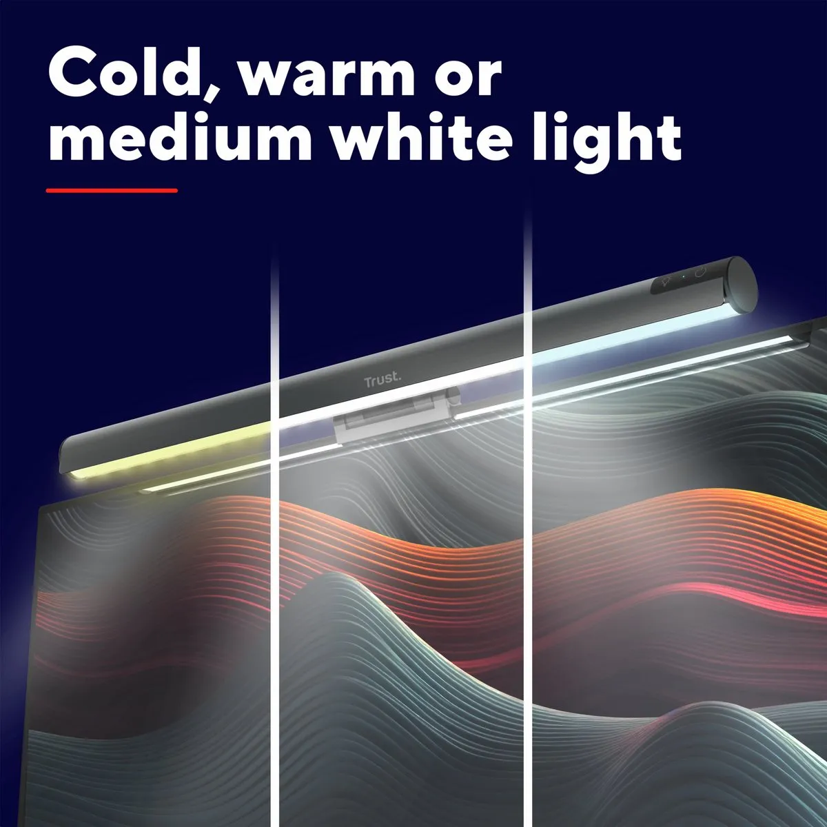 Trust Shyne Lichtbalk Monitor - Warm & Koud Wit - 5W