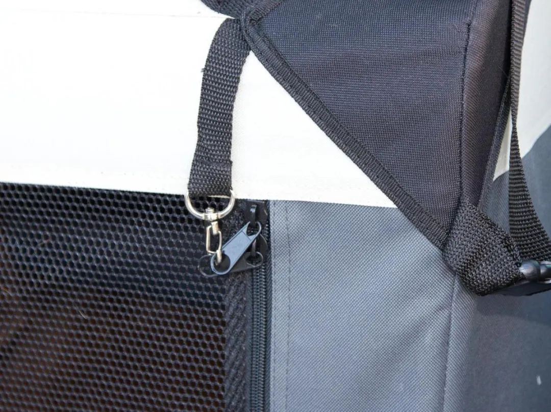 Kerbl Journey Transportbox M - 81x58x58cm - Blauw/Beige - afbeelding 2 van 5