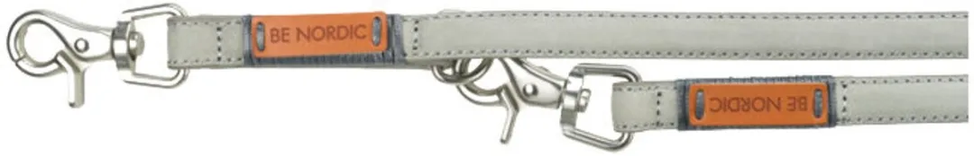 Trixie Be Nordic Leren Riem - Lichtgrijs XS-S - afbeelding 4 van 6