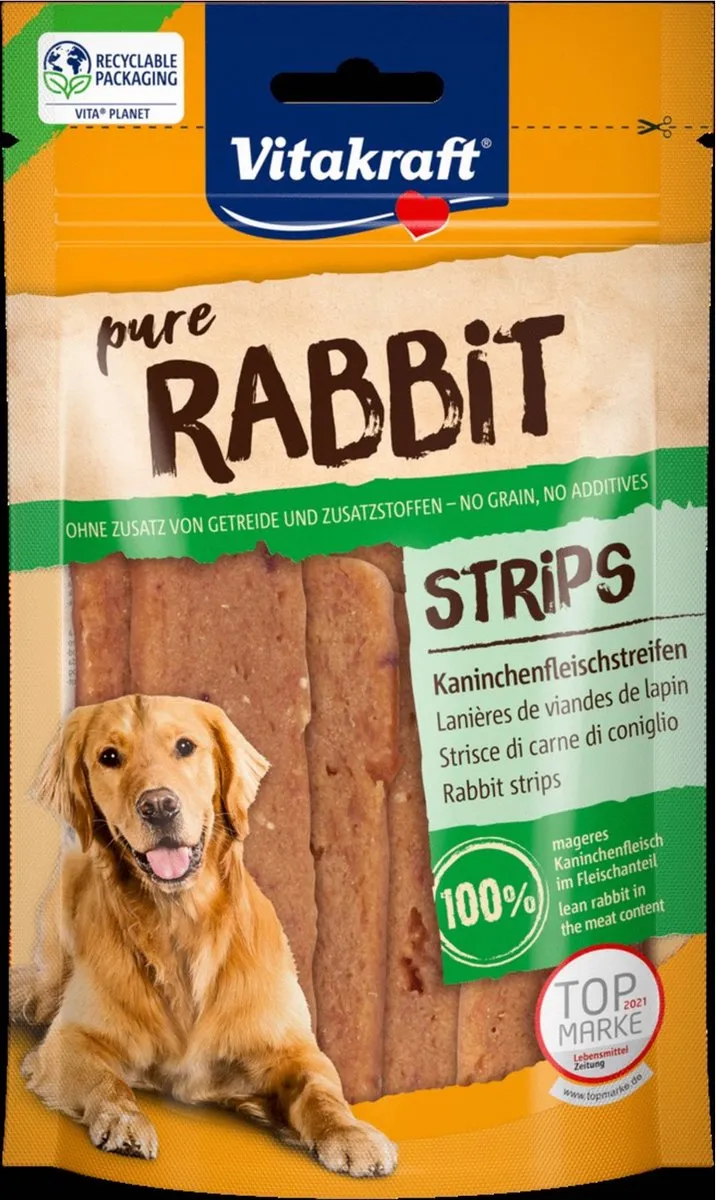 Vitakraft Xtra Stripes Hondensnacks Konijn 90g