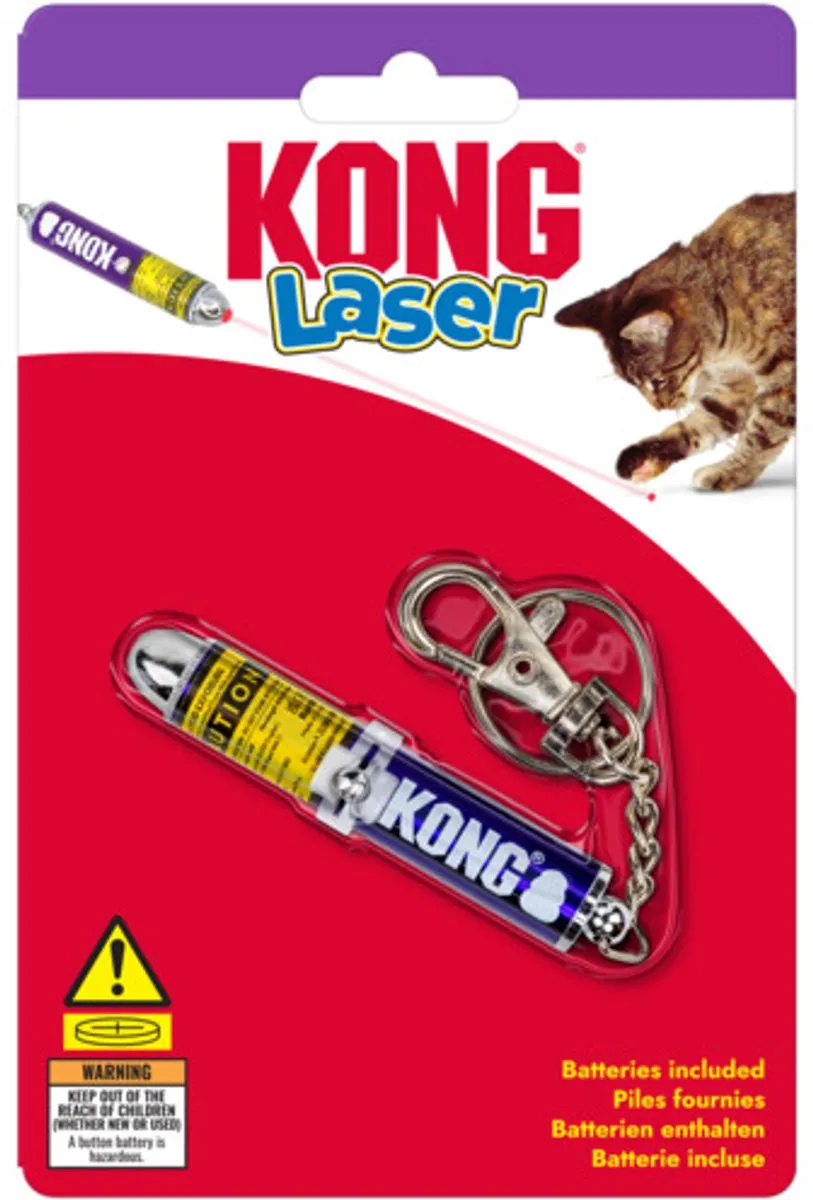 KONG Laser Pointer voor Katten - Zilver