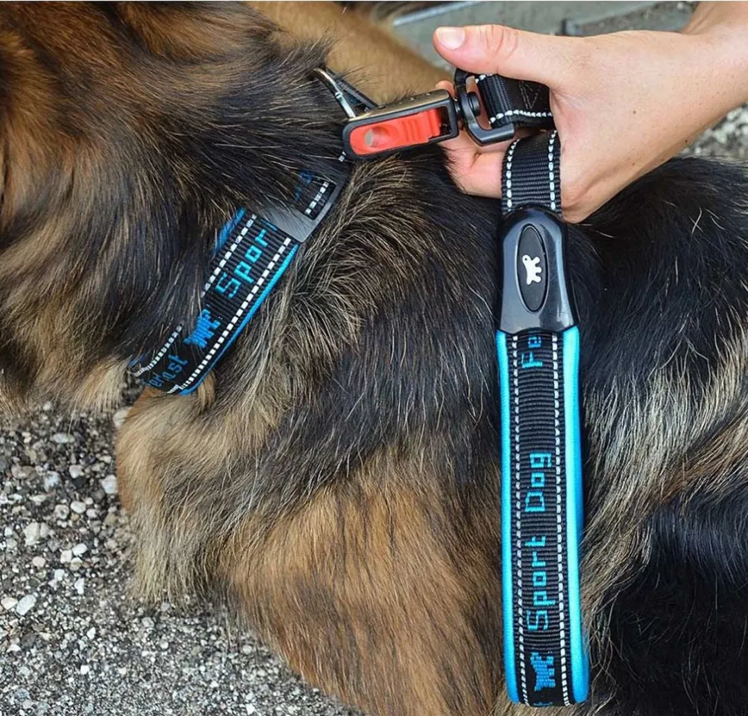 Ferplast Sport Dog Halsband - 43 cm - Blauw/Zwart