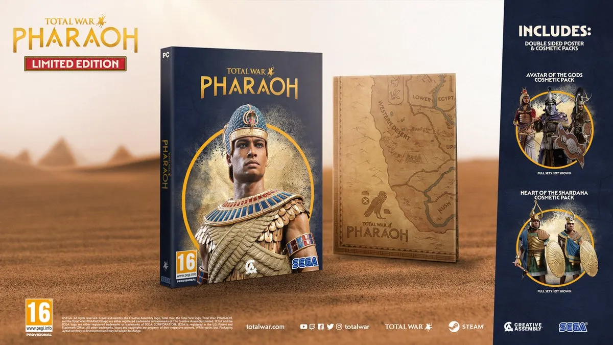 Sega Total War: Pharaoh Limited Edition - PC