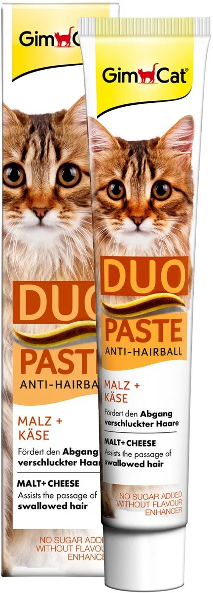 GimCat Anti-Hairball Duo-Pasta Kip Malt 50g