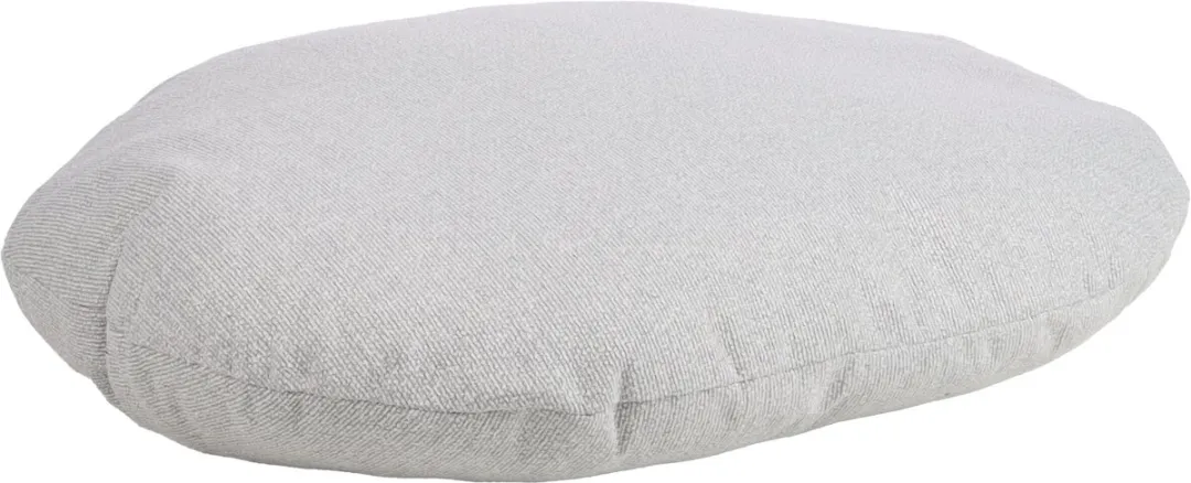 Flamingo Baleno Ovaal Kussen Lichtgrijs 90x66x10cm