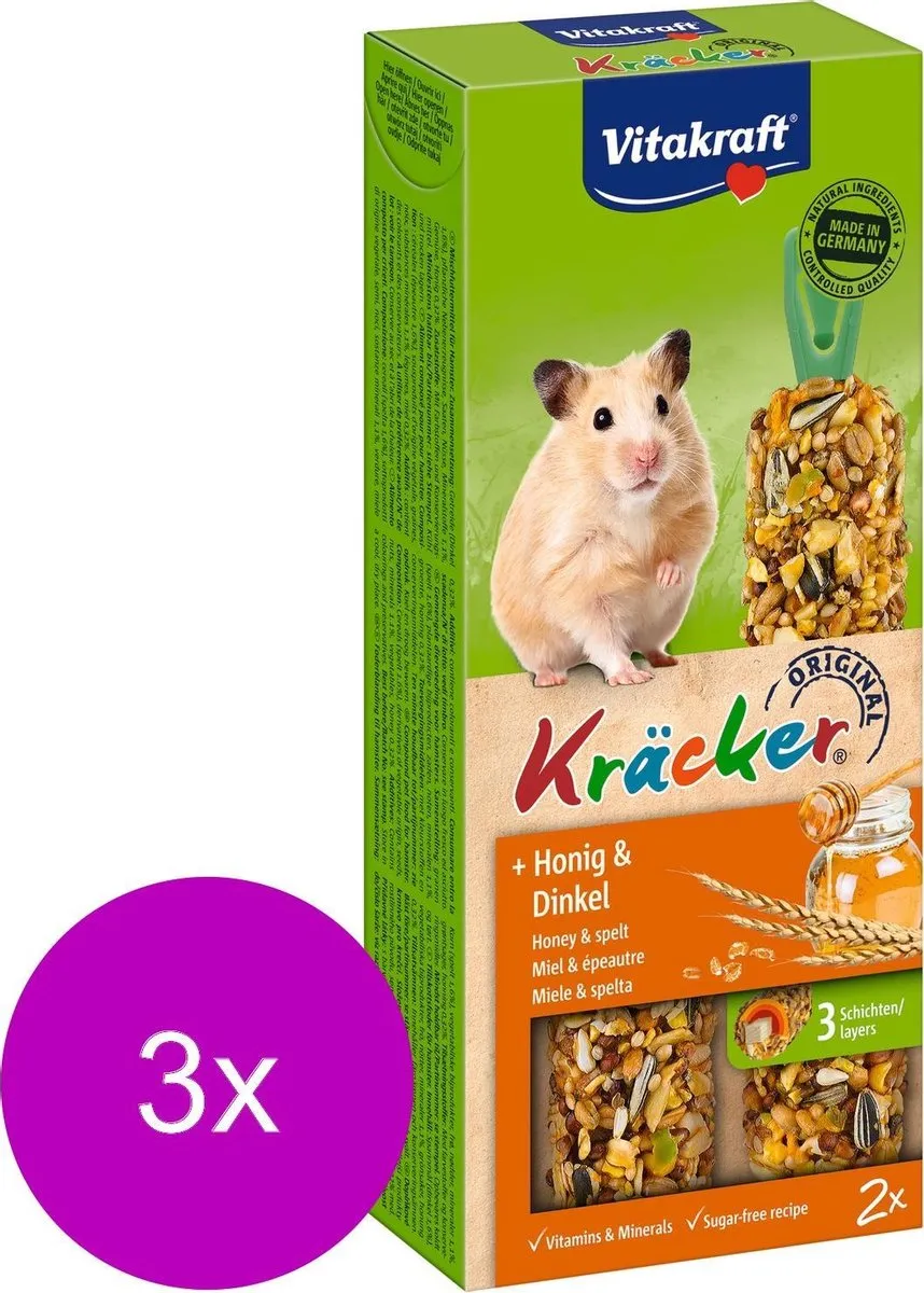 Vitakraft Hamsterkracker 2-in-1 Honing