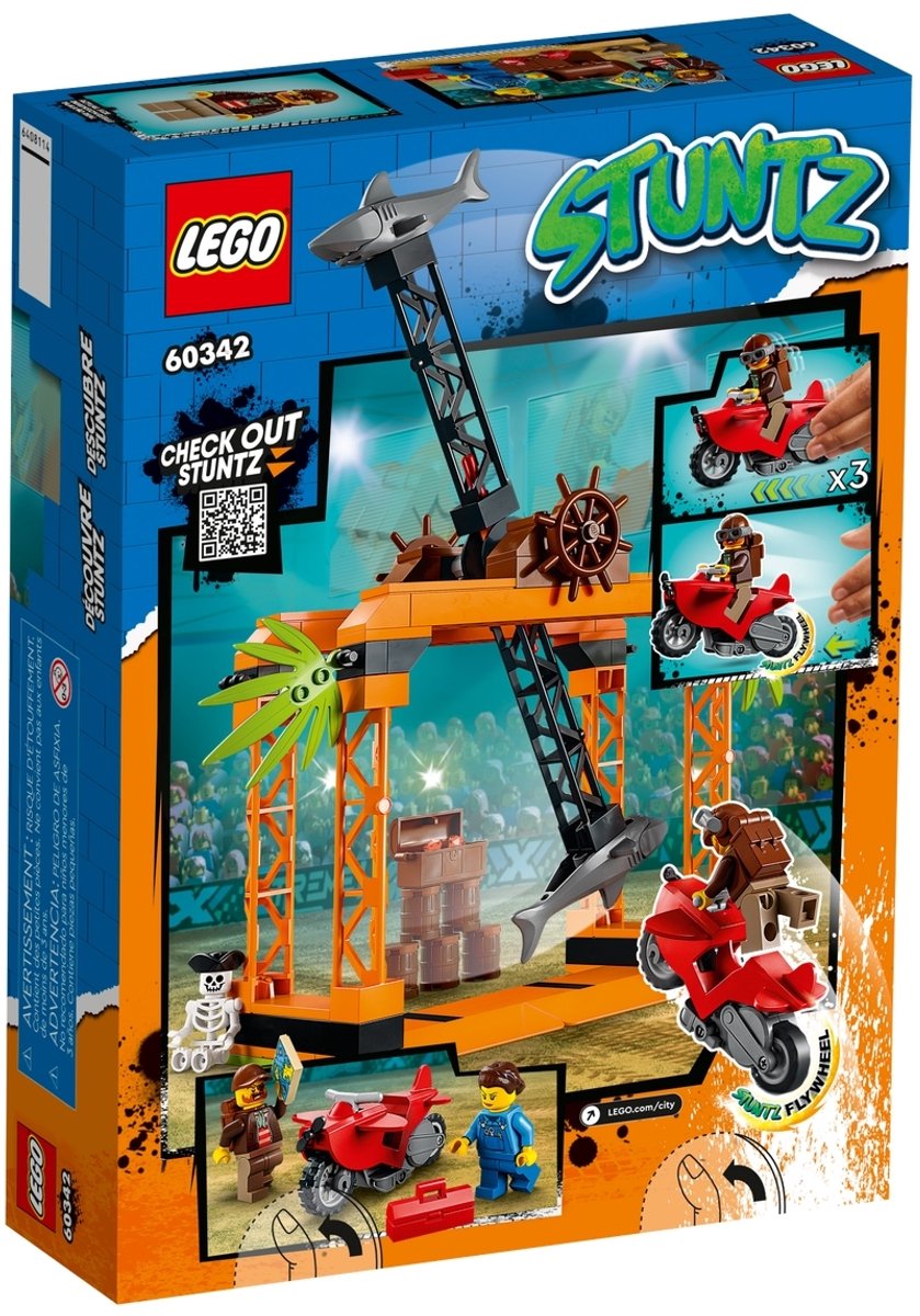 LEGO City Stuntz De haaiaanval stuntuitdaging - 60342