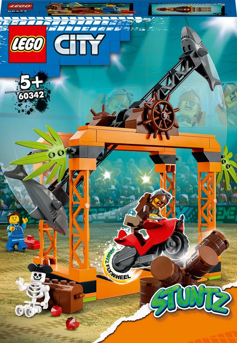 LEGO City Stuntz De Haaiaanval Stuntuitdaging 60342
