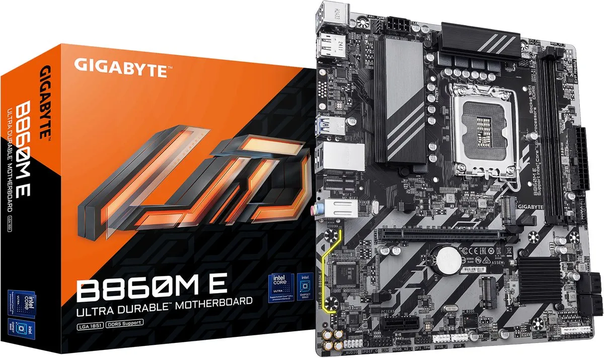Gigabyte B860M E Micro ATX Moederbord