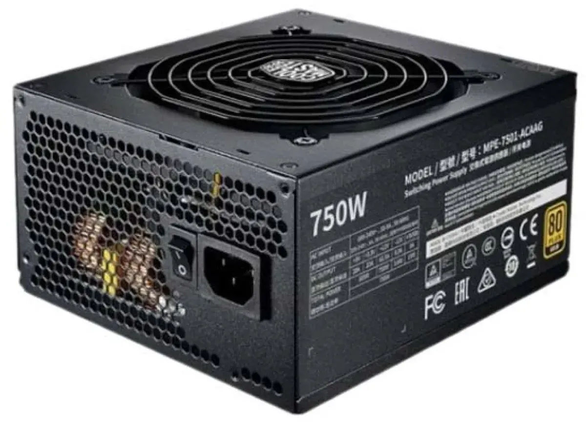 Cooler Master MWE Gold 750 V2 ATX 3.1 750W - Zwart