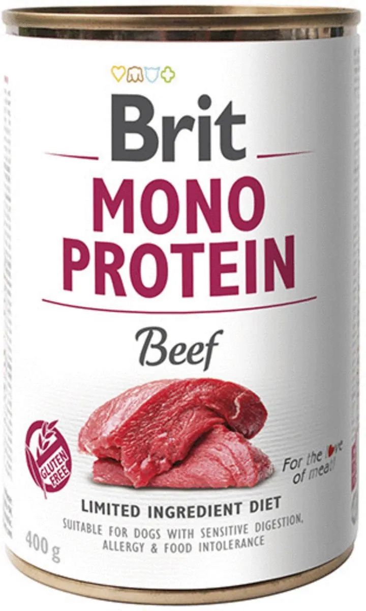 Brit Blik Care Mono Protein Hondenvoer Rund