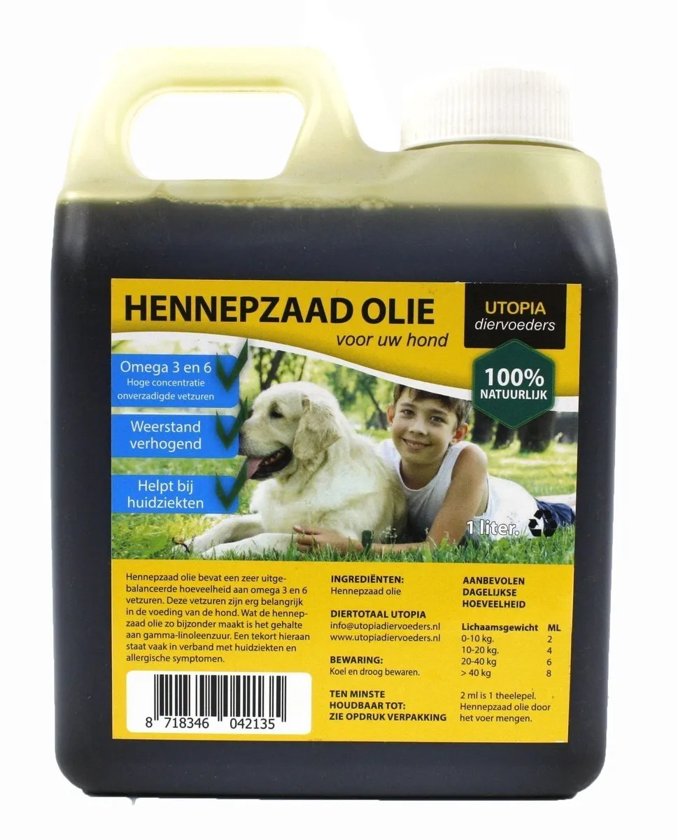 Utopia Hennepzaadolie 64ml