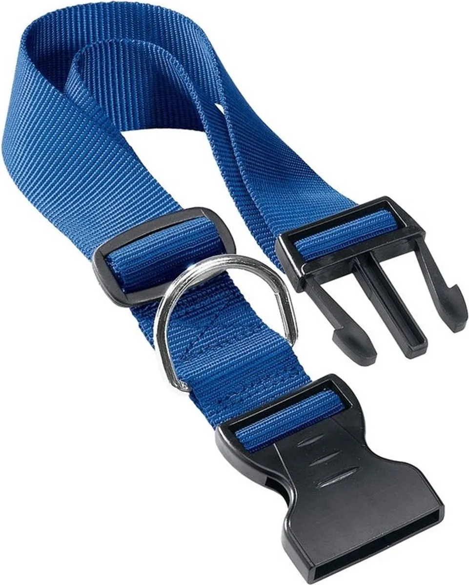 Ferplast Halsband Honden Club 70cm Nylon - Blauw