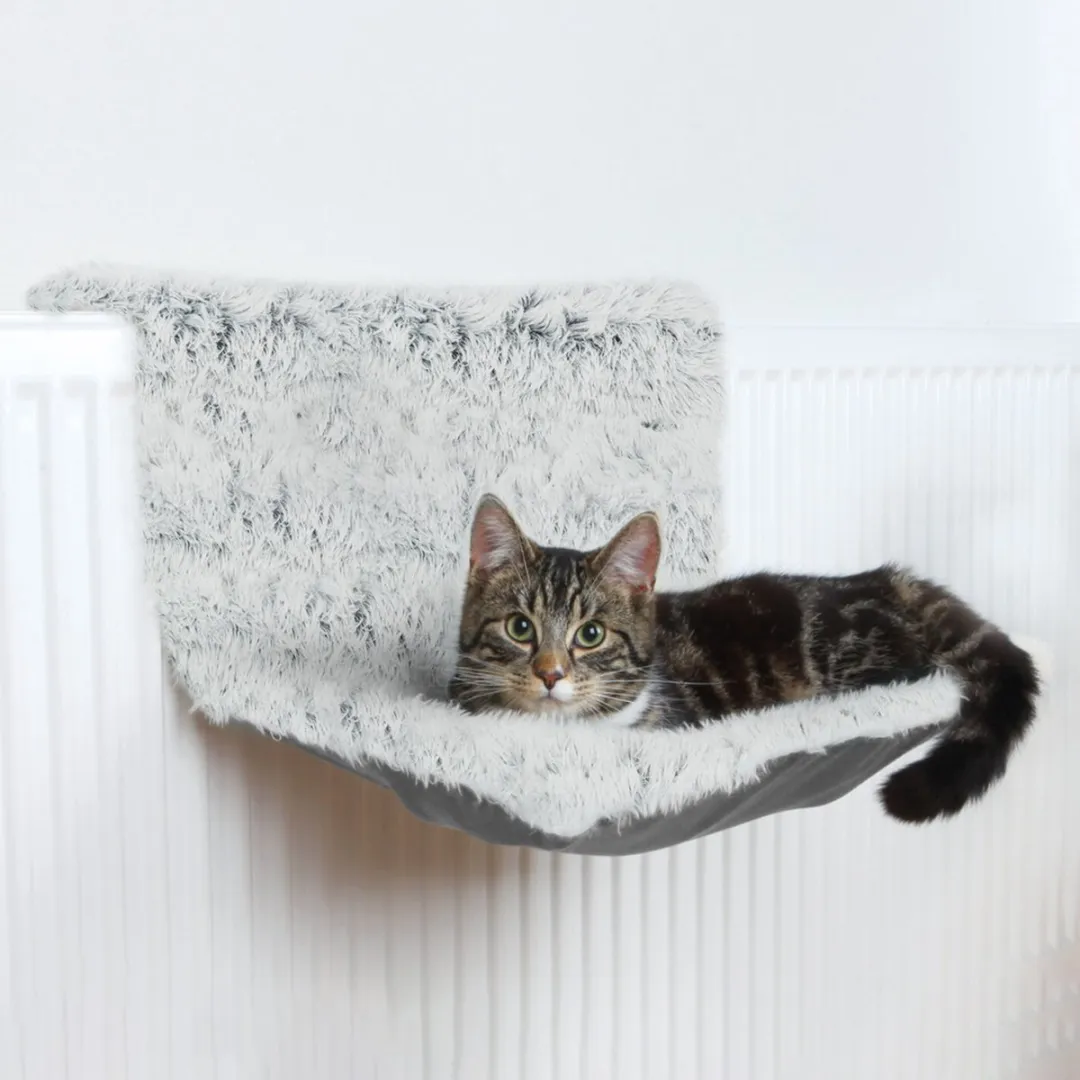 Trixie Harvey Radiator Hangmat Kattenmand - 45x31x26cm - Wit/Zwart - afbeelding 5 van 6