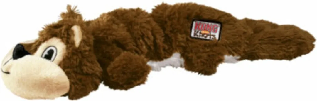 KONG Scrunch Knots Eekhoorn - M - 10,2 cm