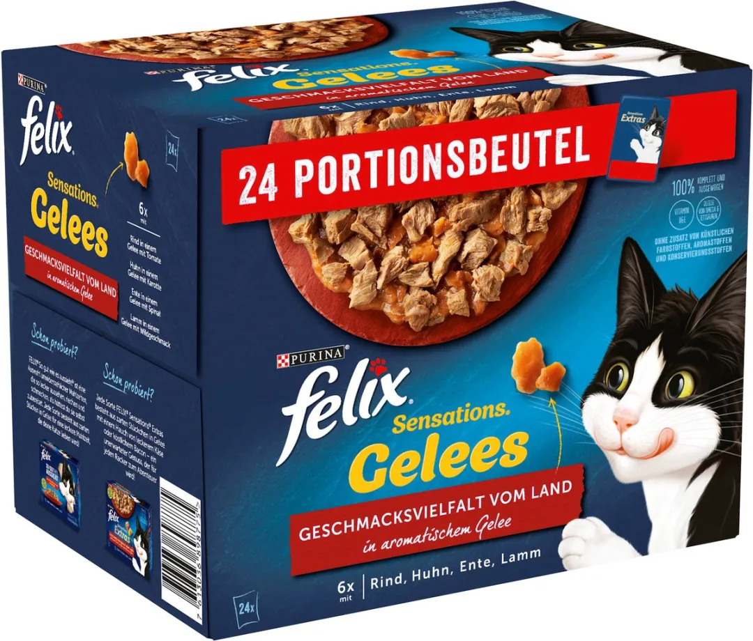 Felix Sensations Jelly Kattenvoer Multipack 24x85g