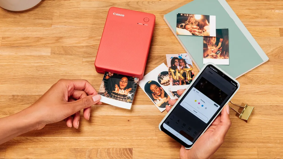 Canon SELPHY QX20 Mobiele Fotoprinter - Grijs