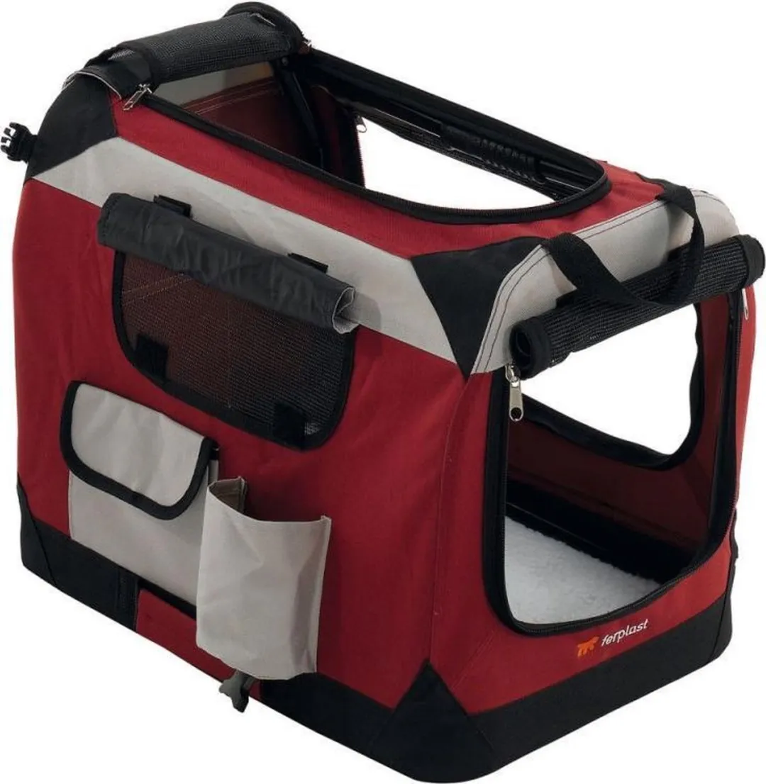 Ferplast Hondenbench Holiday M - Rood - afbeelding 2 van 6