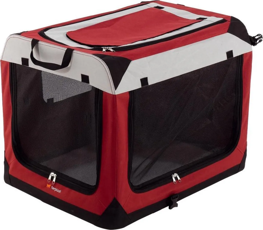 Ferplast Hondenbench Holiday M - Rood - afbeelding 5 van 6