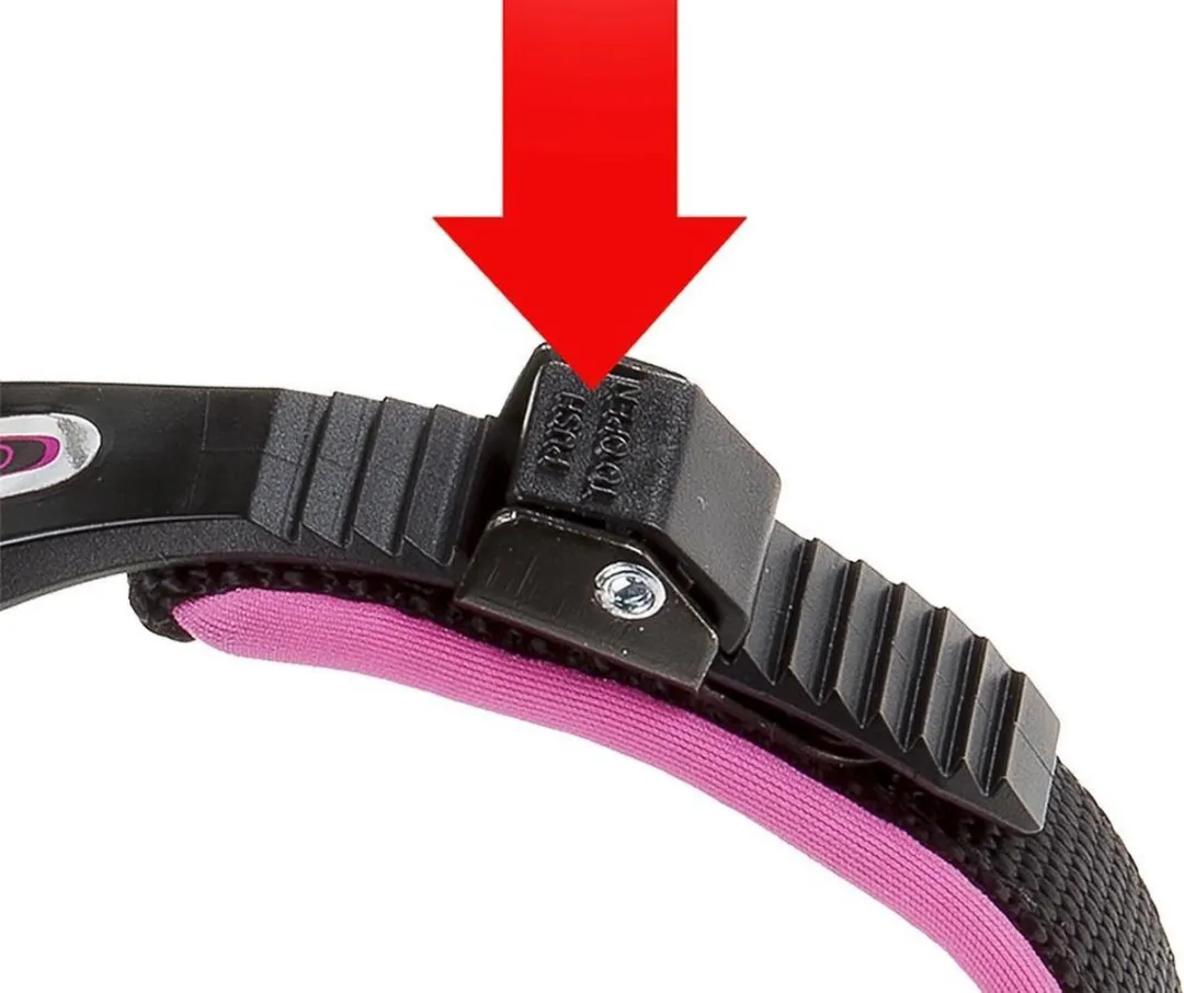 Ferplast Hondenhalsband Ergofluo 25-33cm Roze/Zwart