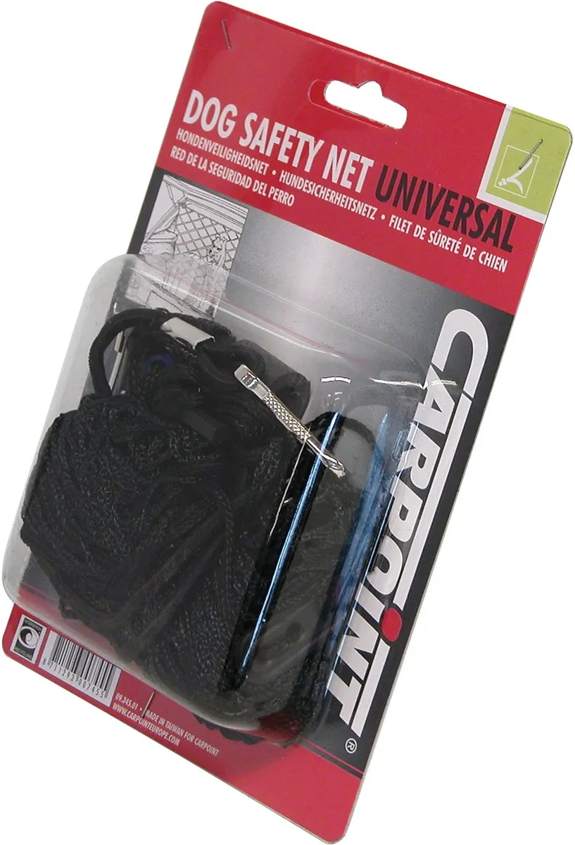 Carpoint Hondennet Nylon Auto - Zwart - afbeelding 3 van 3