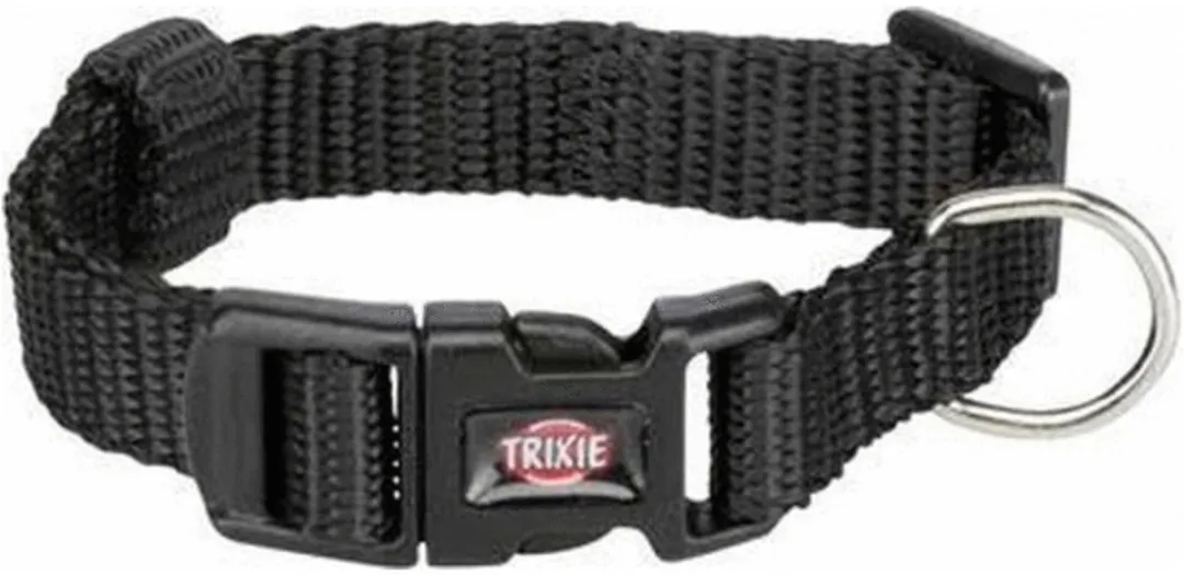 Trixie Halsband Hond Premium - Zwart L - afbeelding 2 van 6