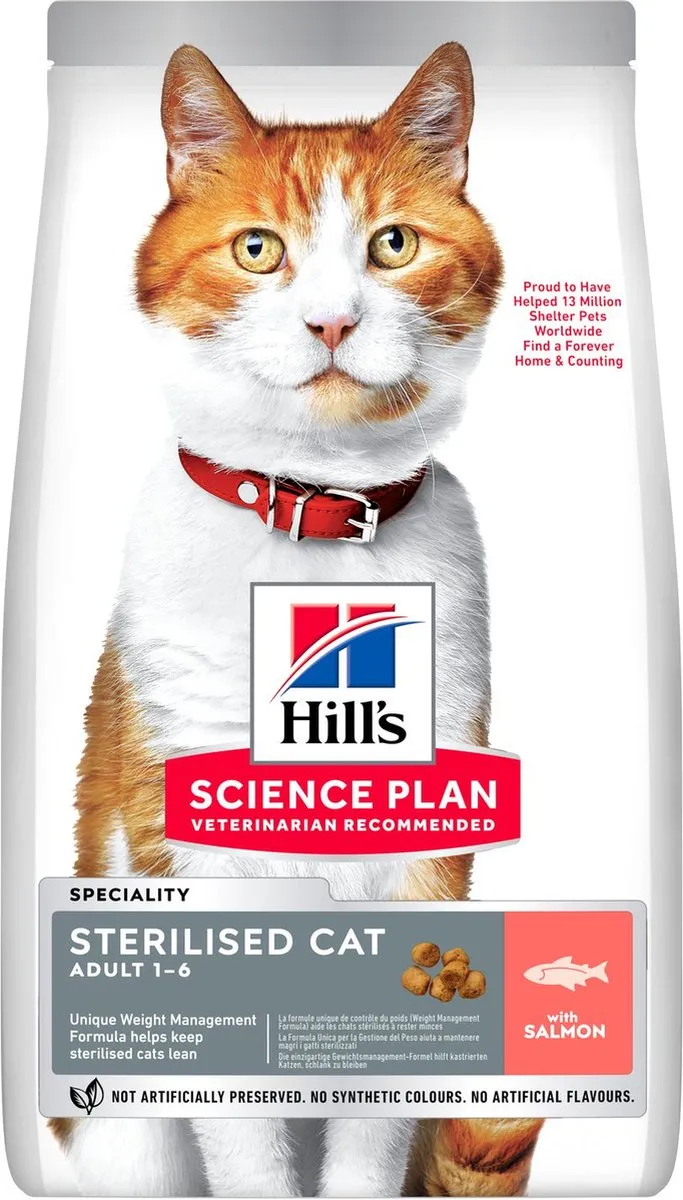 Hill's Science Plan Sterilised Kattenvoer Zalm 1.5kg