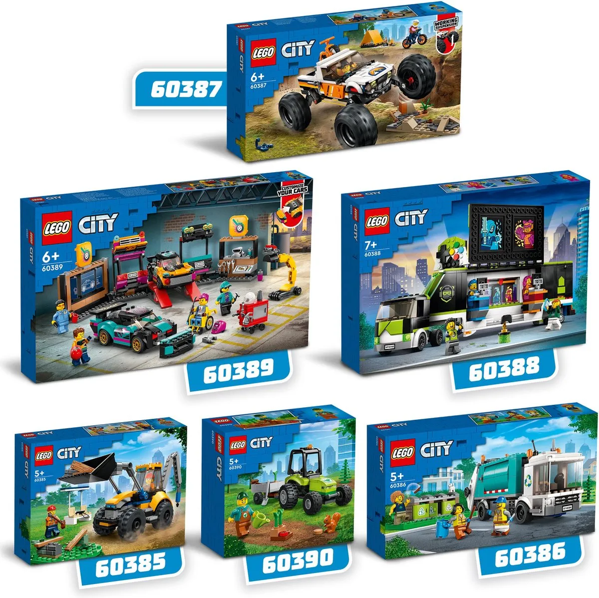 LEGO City 4x4 Terreinwagen 60387 - Meerkleurig