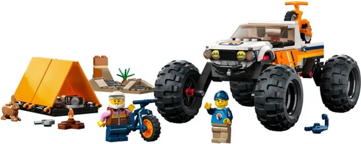 LEGO City 4x4 Terreinwagen 60387 - Meerkleurig
