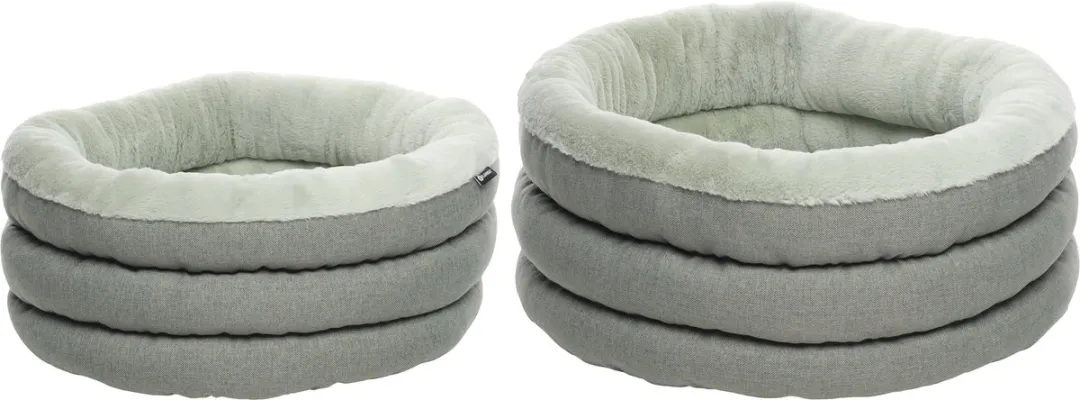 Flamingo Mand Valero Rond Groen 61x61x25cm