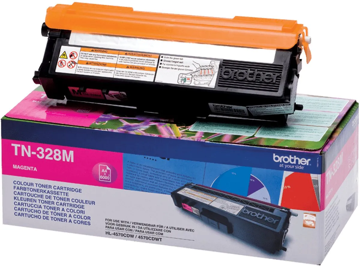 Brother TN-328M Tonercartridge Magenta