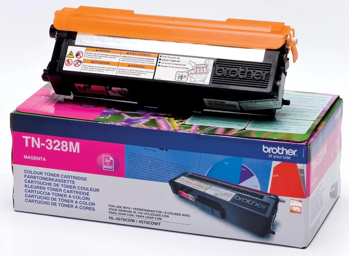 Brother TN-328M Tonercartridge Magenta