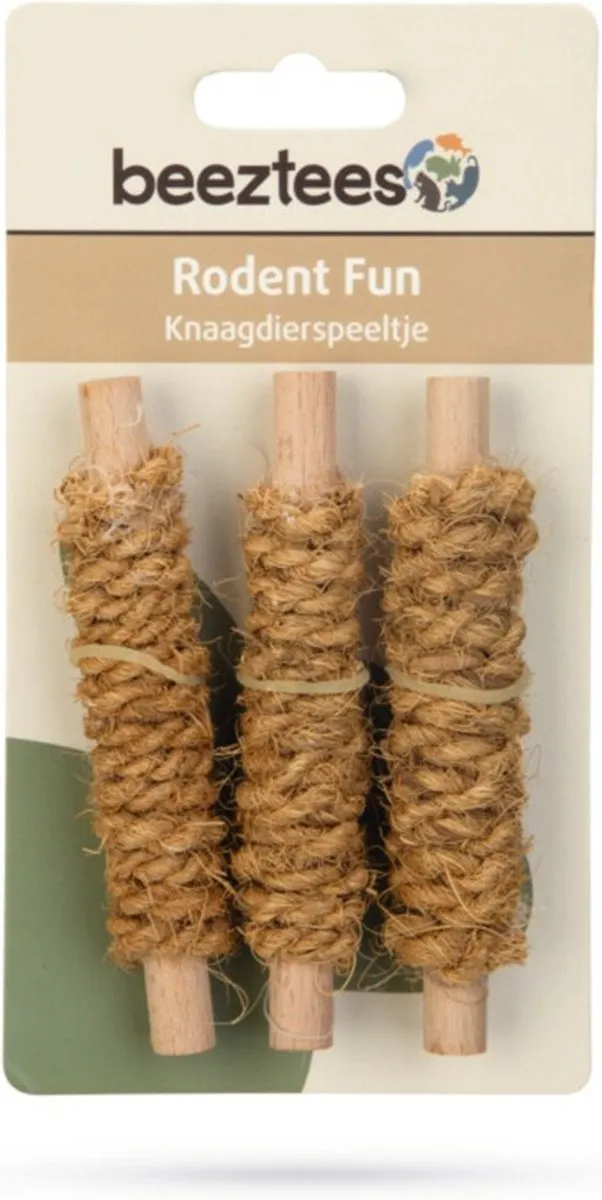 Beeztees Knaagdierspeelgoed Speelsticks - 3 Stuks