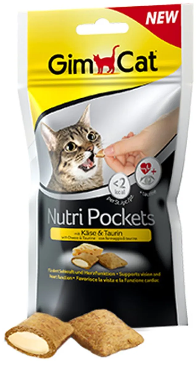 GimCat Nutri Pockets Kaas & Taurine