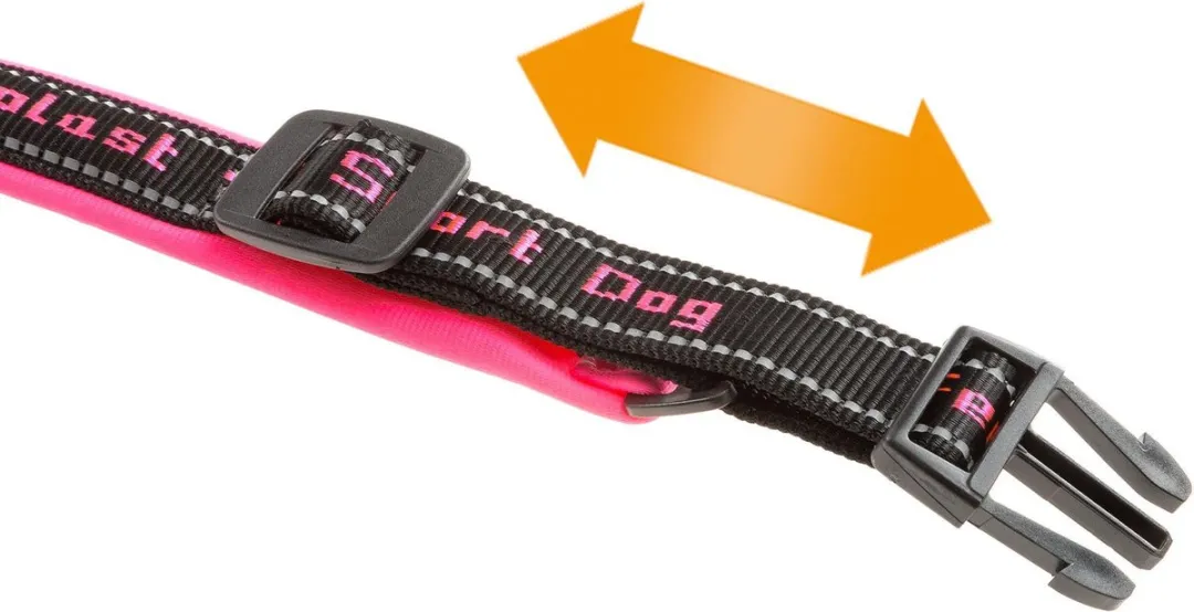 Ferplast Sport Dog Halsband - Roze/Zwart - 2cm - 33-43cm