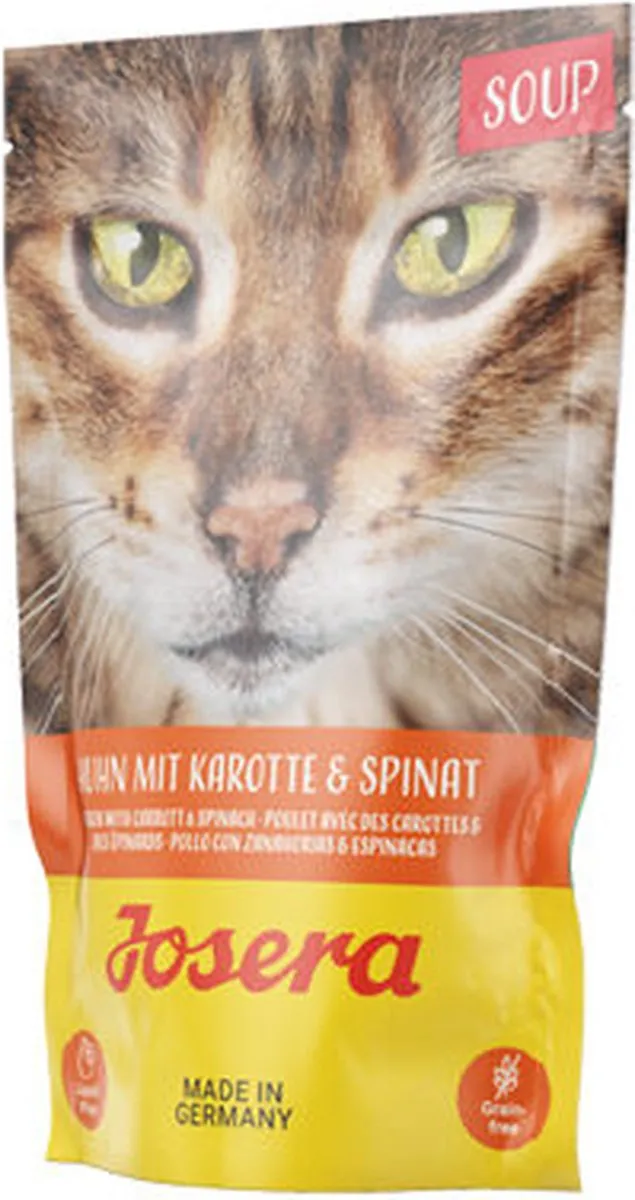 Josera Kat Soep Kip met Wortel & Spinazie 70g