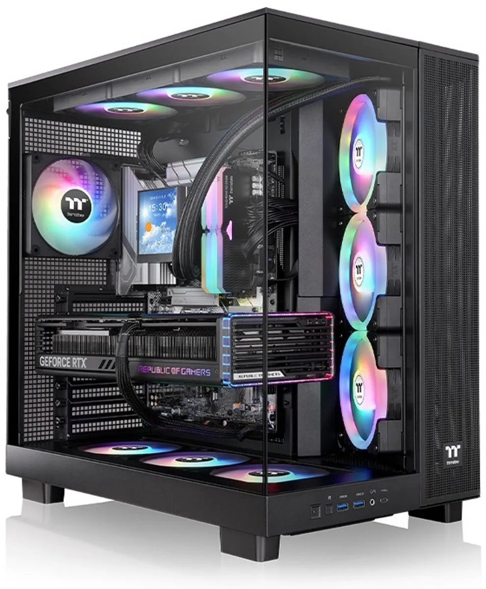 Thermaltake View 380 XL TG ARGB Midi Tower - Zwart