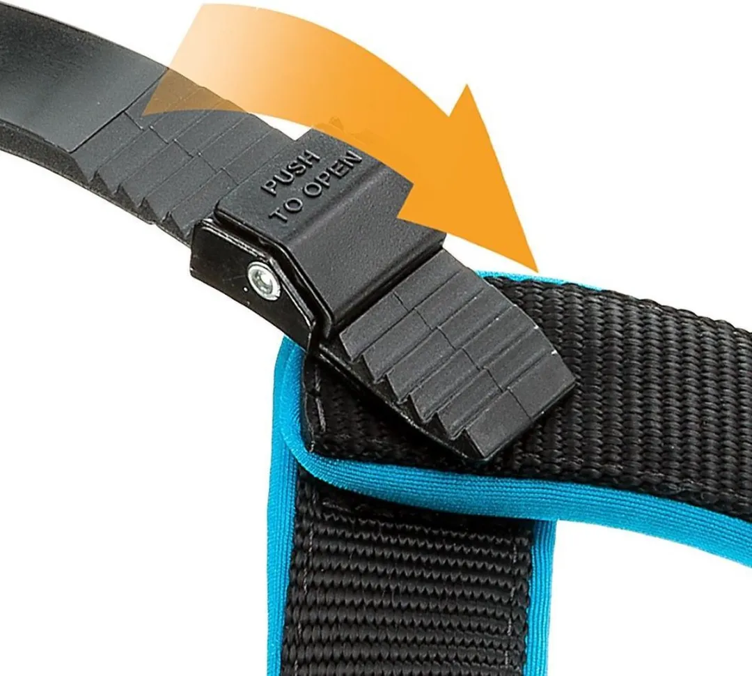 Ferplast Agila Nylon Hondentuigje - XL 50-58cm - Zwart/Blauw
