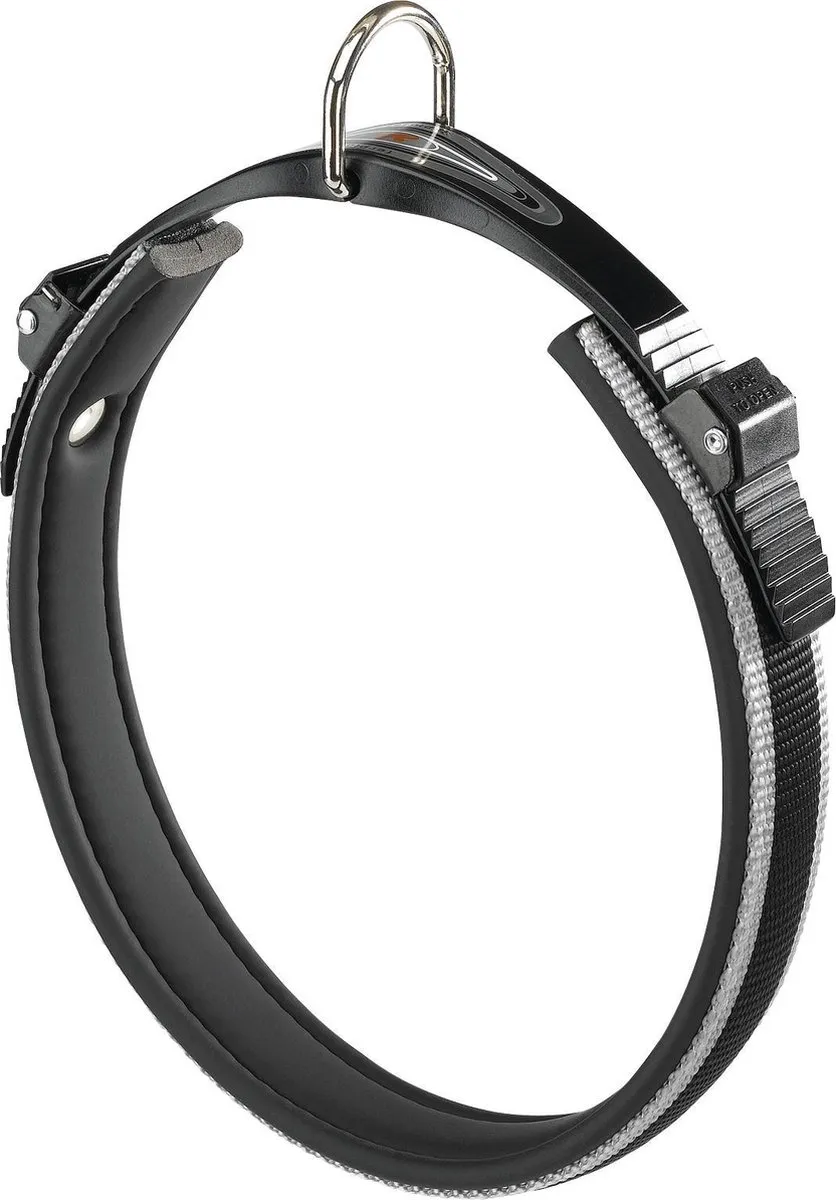 Ferplast Hondenhalsband Ergocomfort 34-42cm - Zwart/Grijs