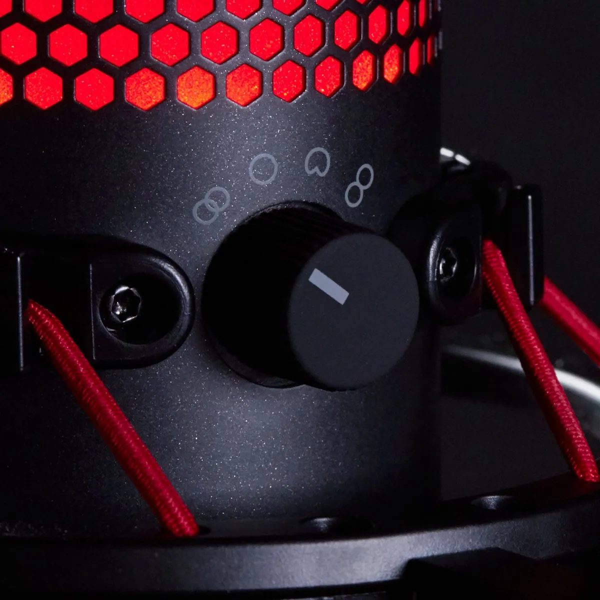 HyperX QuadCast Streaming Microfoon - Rood