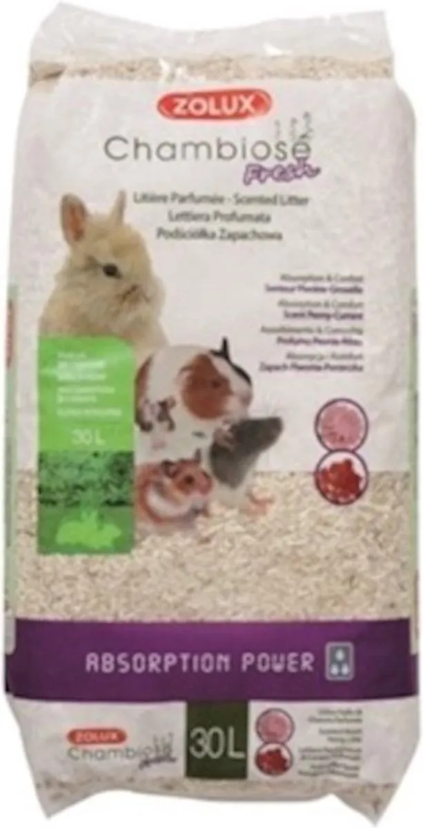 Zolux Hennepvezel Fresh Pioenroos/Aalbes 30L