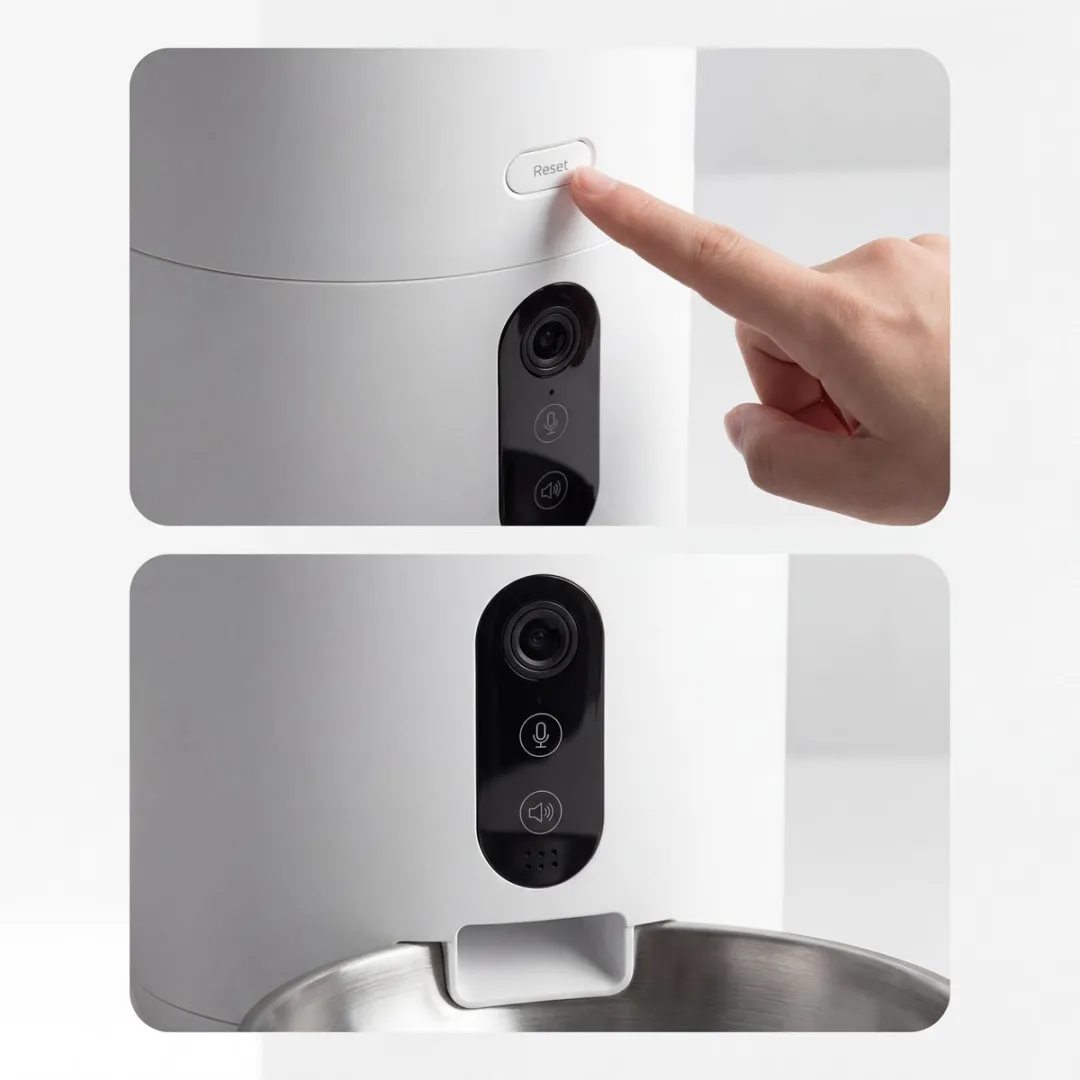 Princess Automatische Voerbak 6L - Camera - Roestvrijstalen Kom - 20 Maaltijden