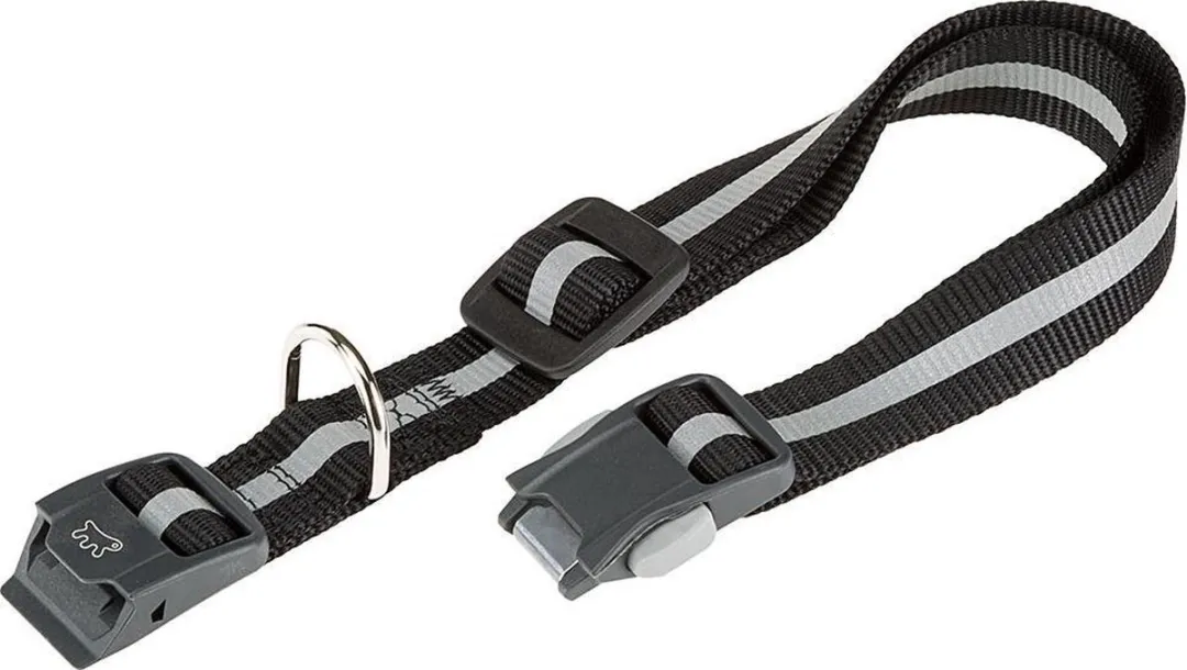 Ferplast Club Reflex C15/44 Hondenhalsband - 30-44cm x1.5cm - Zwart
